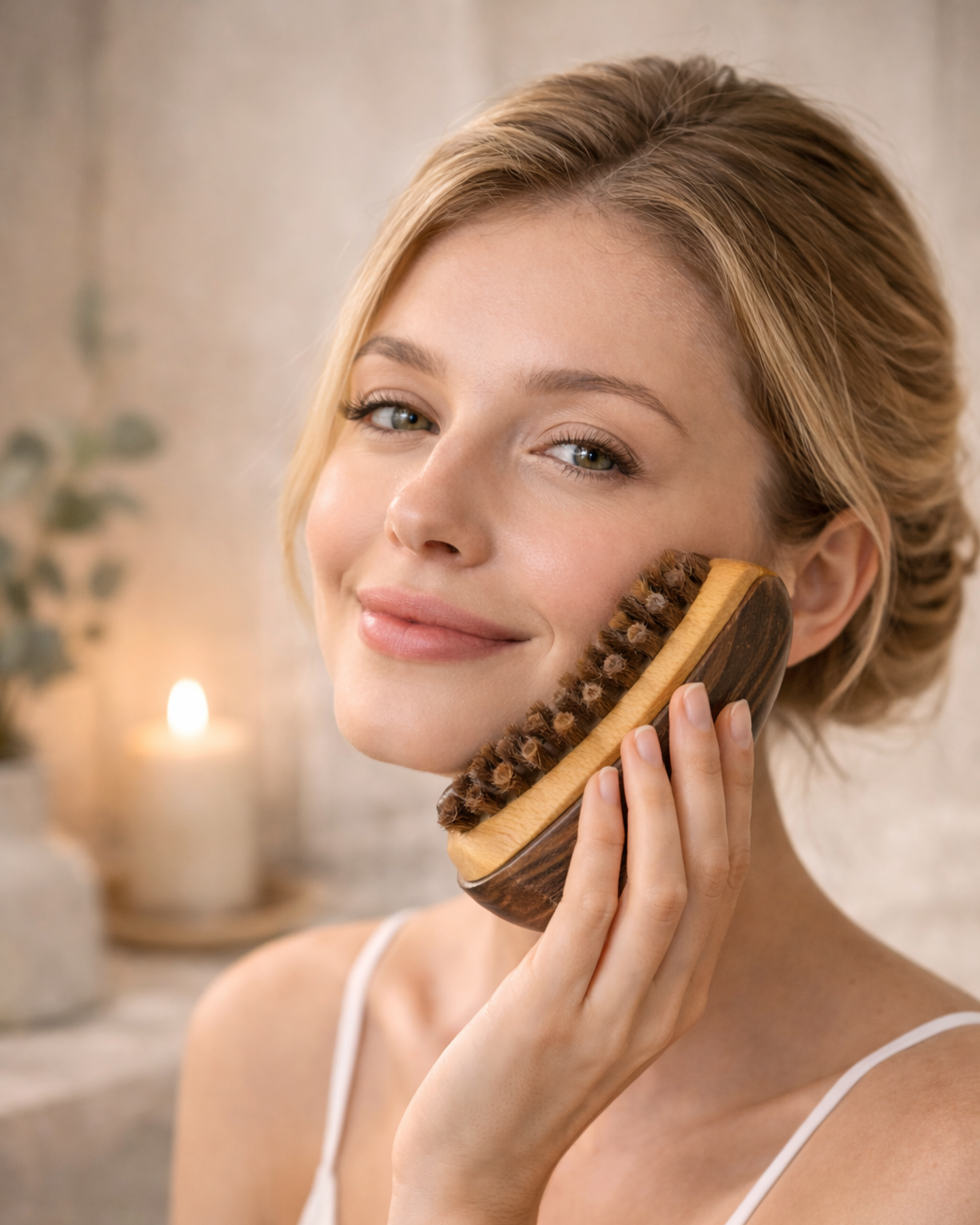 Lymphatic brush - Facial contours